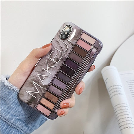 Image of Makeup Eyeshadow Palette phone Case