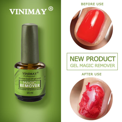 Image of VINIMAY 15ml Nail Gel Magic Remover Gel